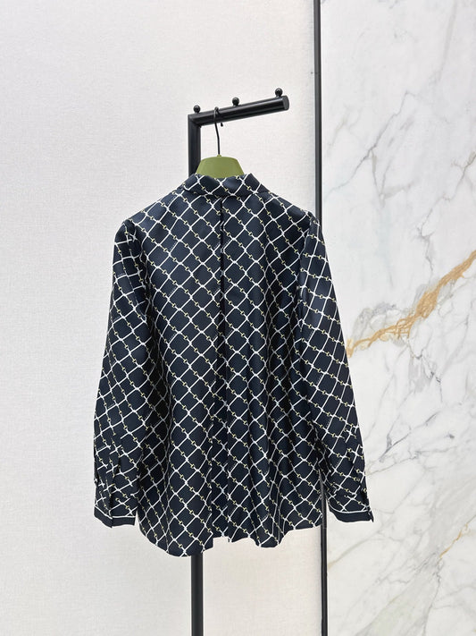 26SS NEU Bluse mit Karodruck