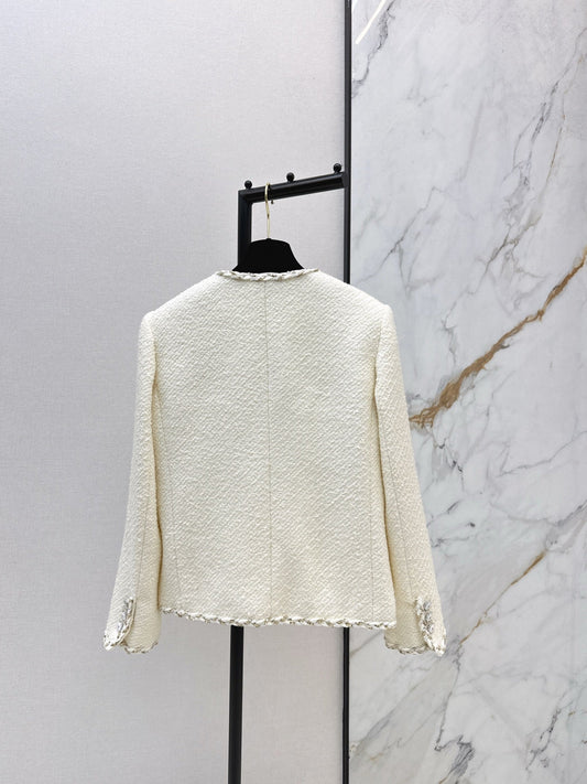 26SS NEW woven tweed jacket