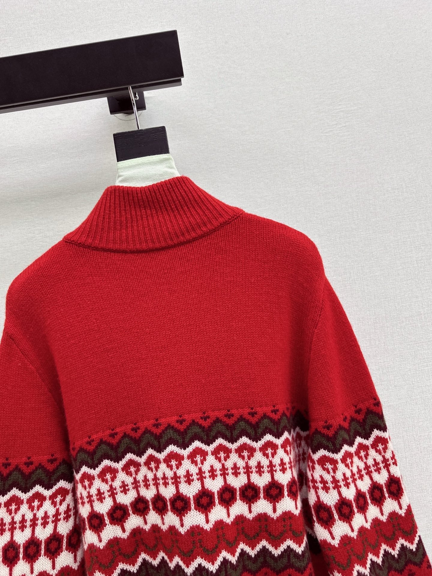 26SS NEUER Fair Isle Jacquard Cardigan