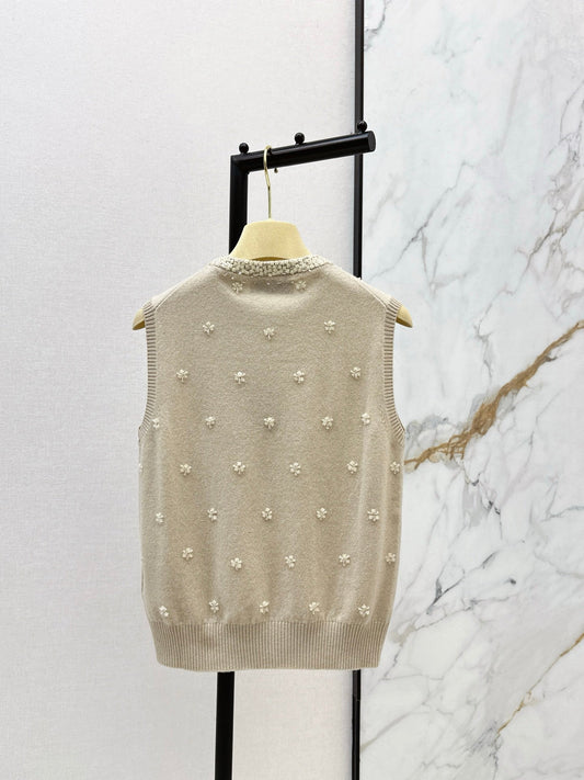 26SS NEW beading flower vest