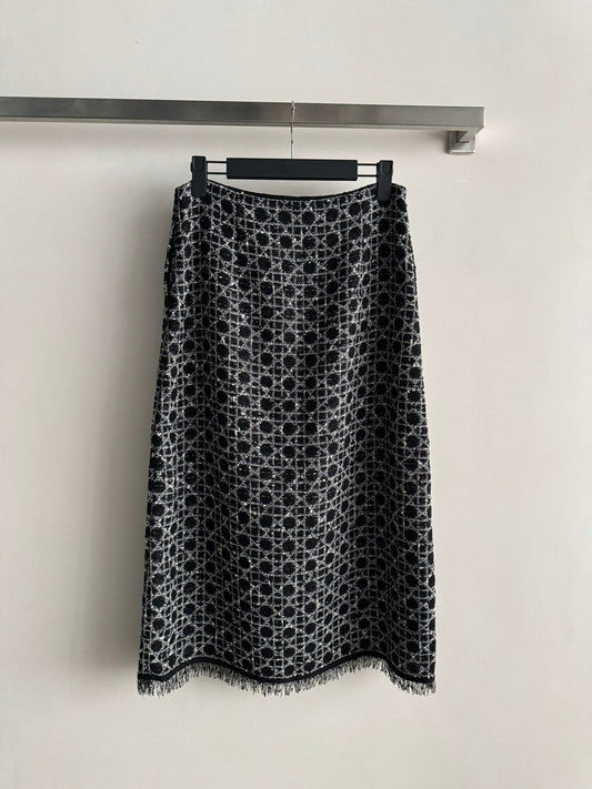26SS NEW tweed skirt