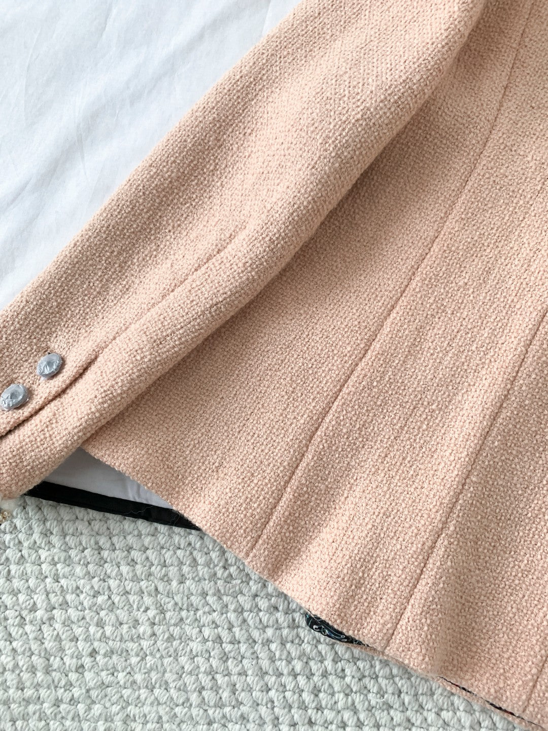 🔥HEISS🔥AAA🔥26SS NEU rosa Coco Girls High-End Perlenjacke