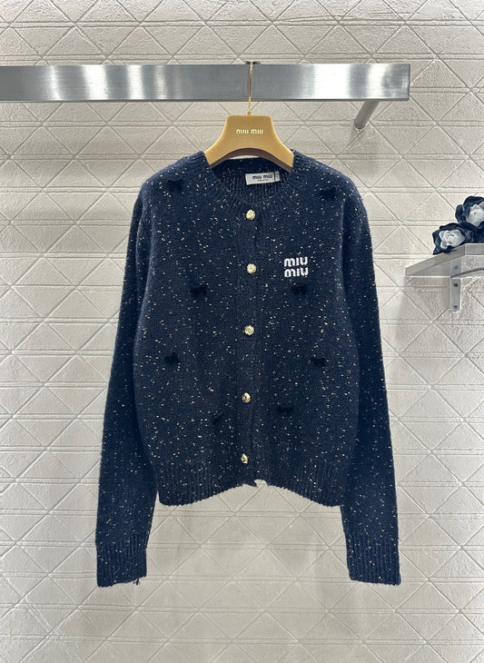 26SS NEW 3d bow cardigan