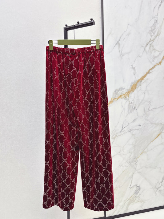 26SS NEW rhinestone suit pants