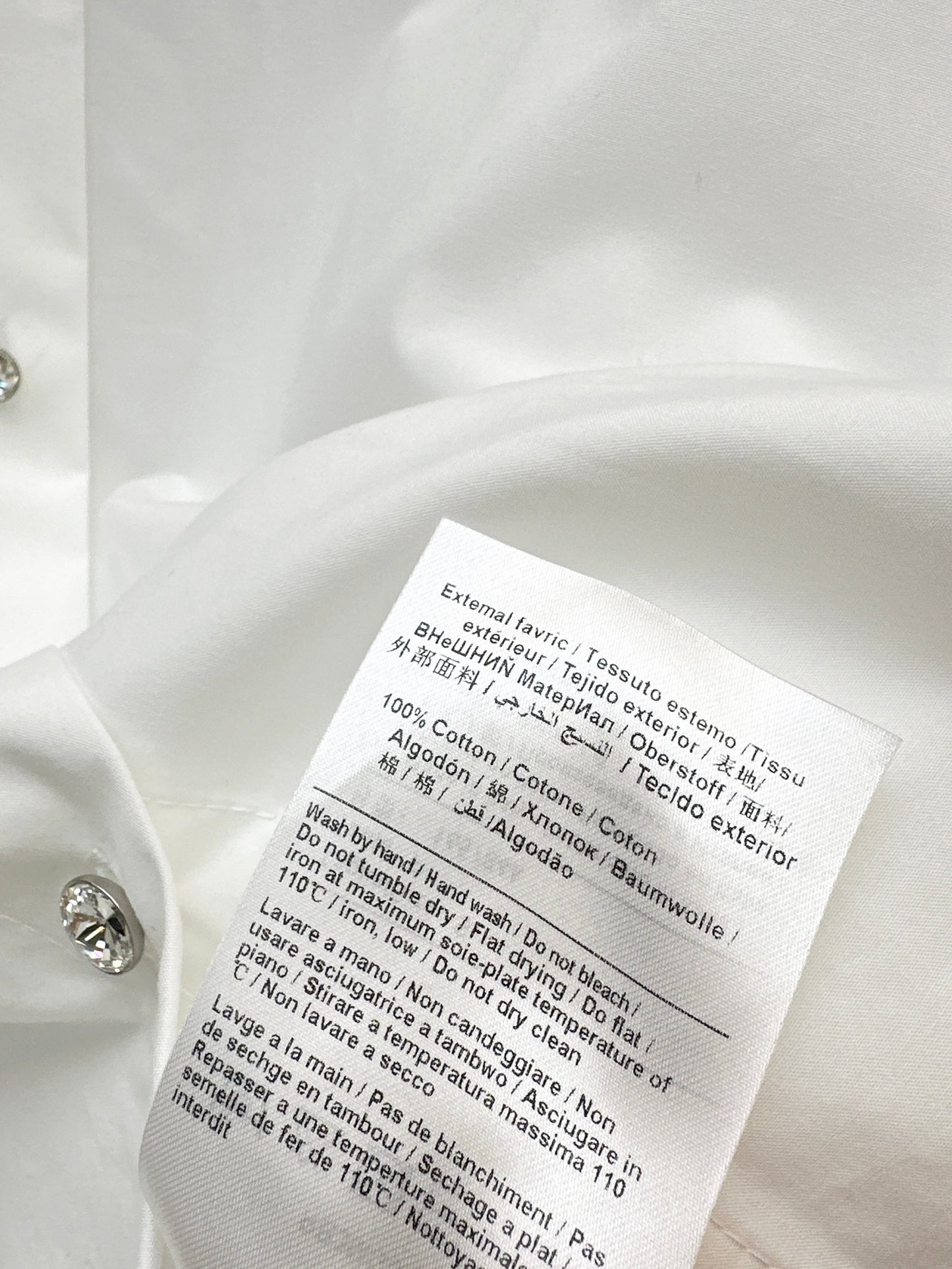 26SS NEW rhinestones blouse