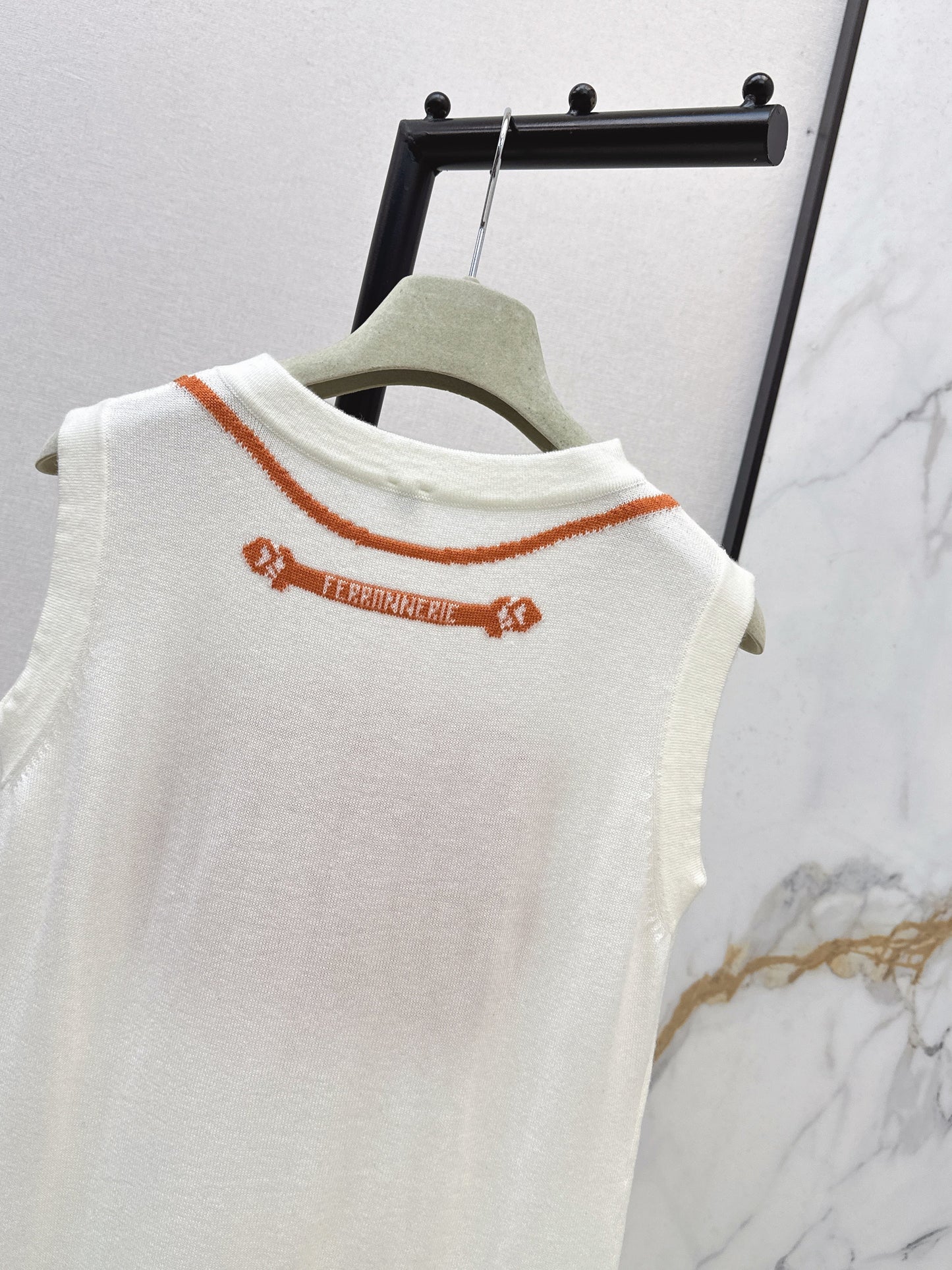 26SS NEW jacquard sleeveless dress