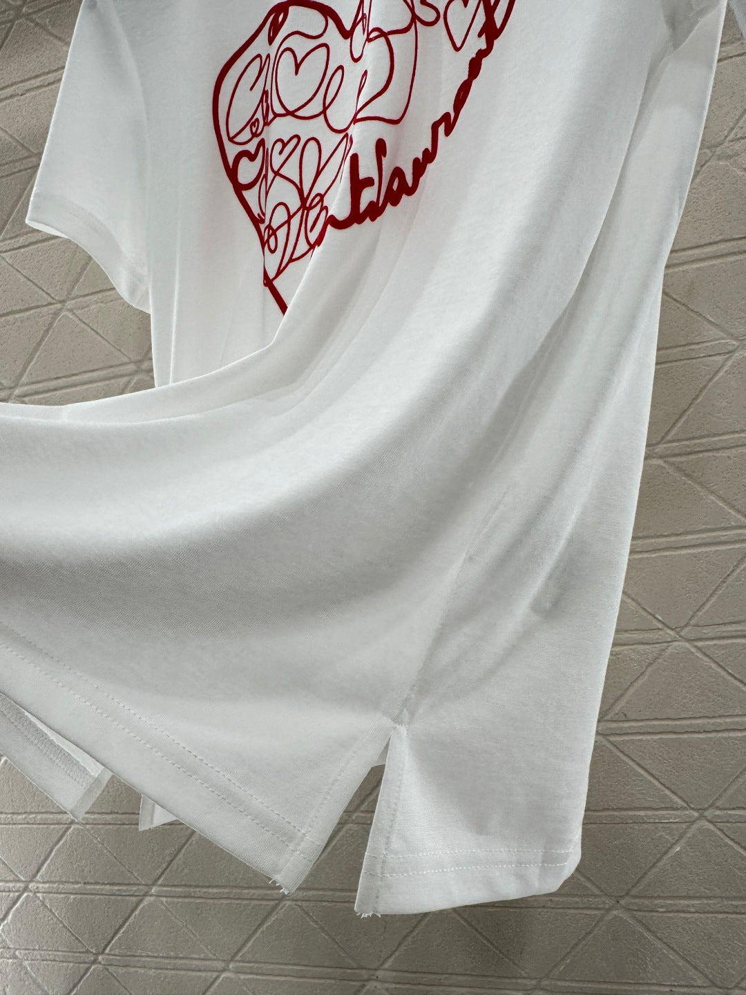 26SS Neues Buchstaben-T-Shirt