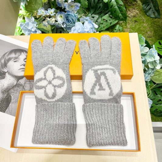 26SS New Autumn and Winter Wool Knit Gloves