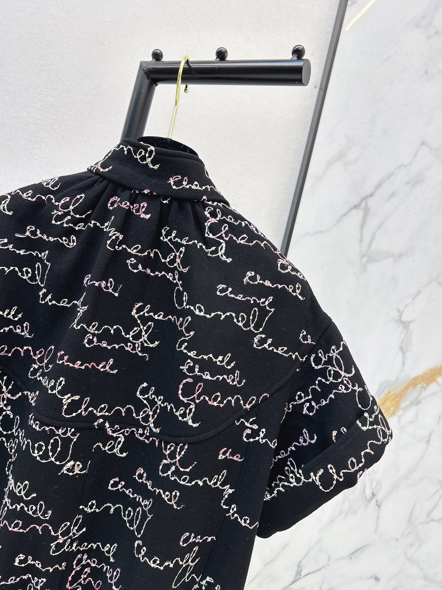 26SS NEW sequin embroidery vest jacket