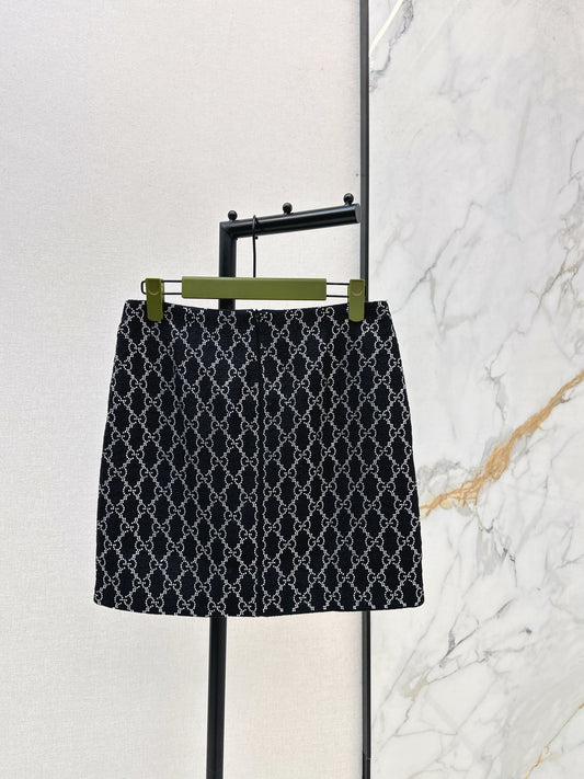 26SS NEW rhinestone skirt