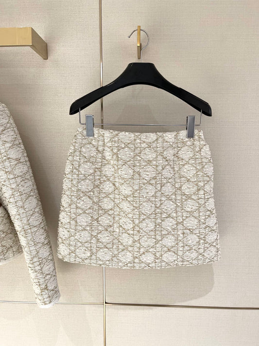 26SS NEW Textured Fabric Skirt