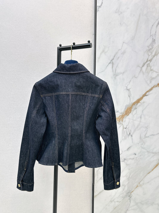 26SS NEW cinched-waist denim jacket