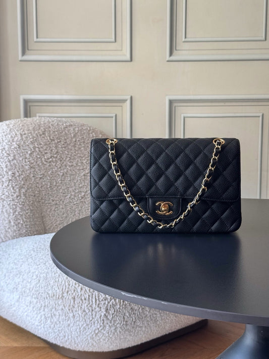 🔥HOT🔥Highest Quality🔥26SS NEW Original Haas large ball caviar lining imported lambskin chain bag