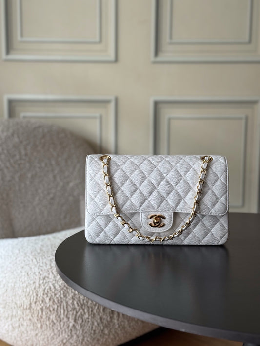 🔥Highest Quality🔥26SS NEW Original Haas large ball caviar lining imported lambskin chain bag