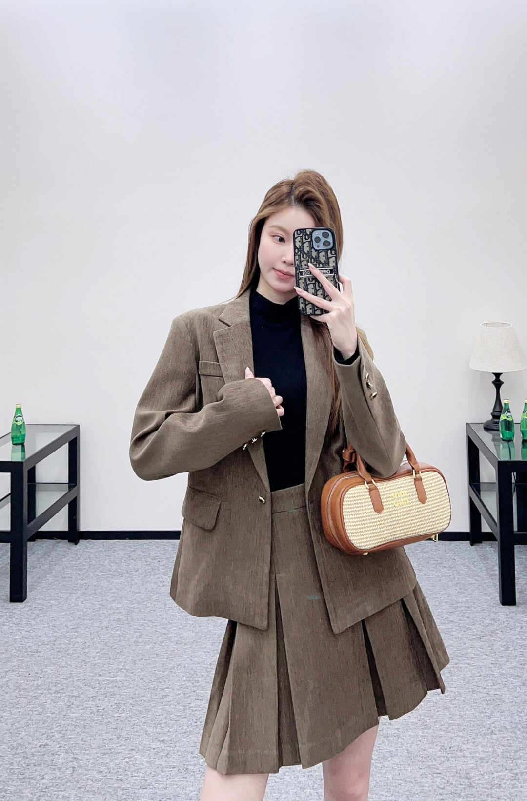 26SS NEW Mini Skirt Set