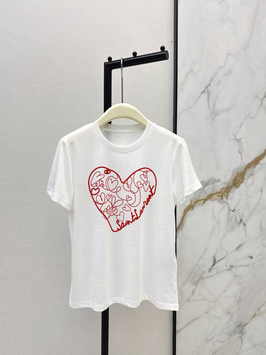 26SS NEW heart t-shirts