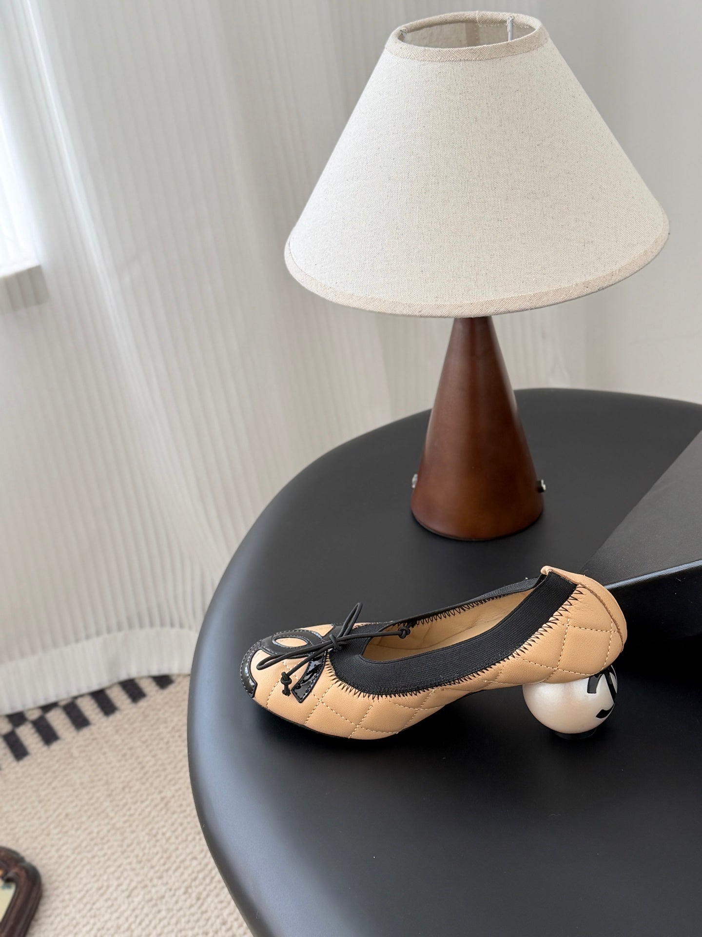 26SS NEUE Ballerinas mit klobigem Absatz (Absatzhöhe: 4,5 cm)