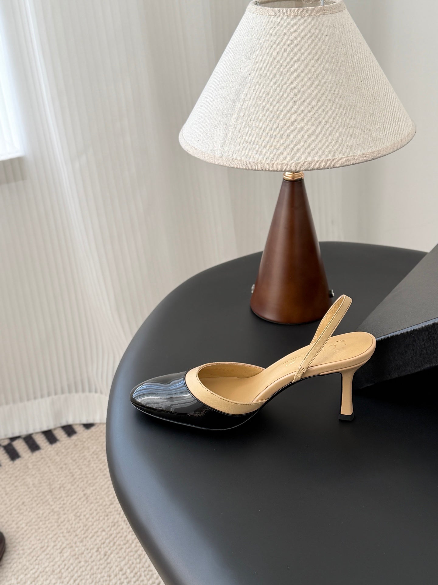26SS NEUER Mary-Jane Slingback-Absatz (Höhe: 7,5 cm)