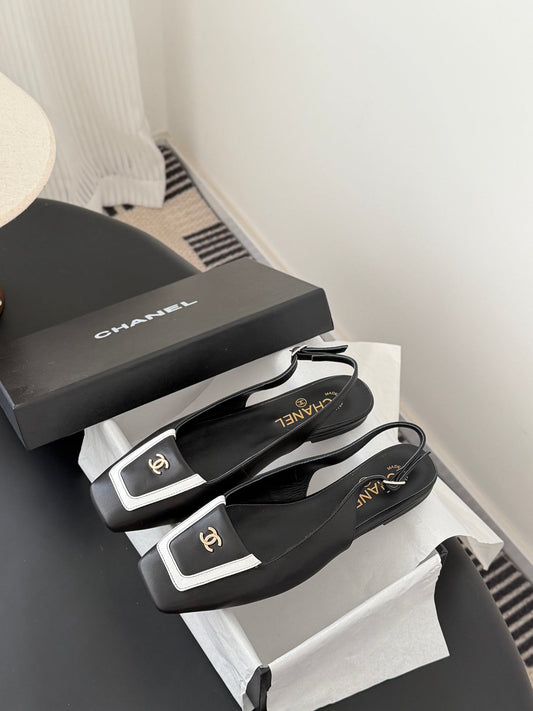 26SS NEW square-toe slingback mary janes