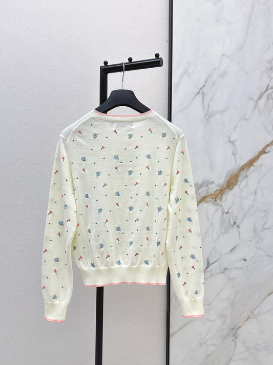 26SS NEW embroidery cardigan