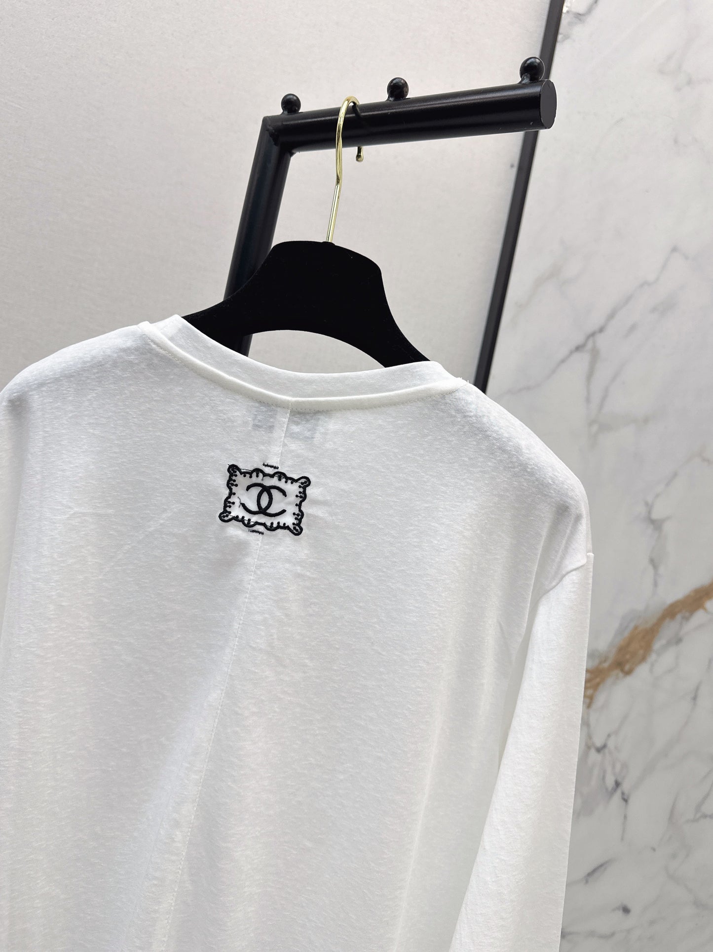 26SS NEW embroidery logo tee