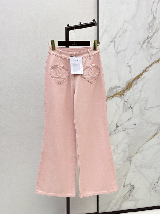 26SS NEW heart flared jeans