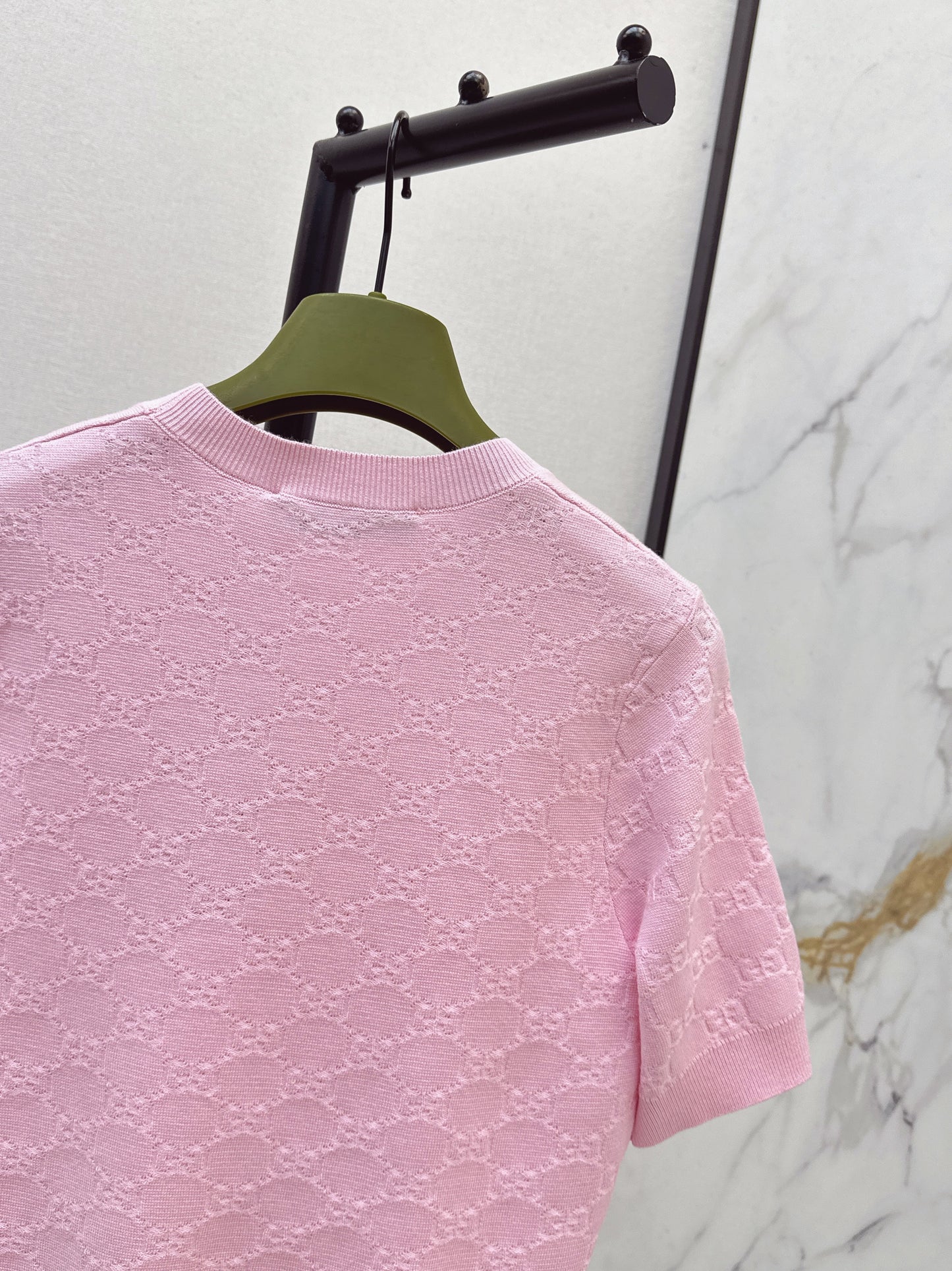 26SS NEUER Jacquard-Strickpullover