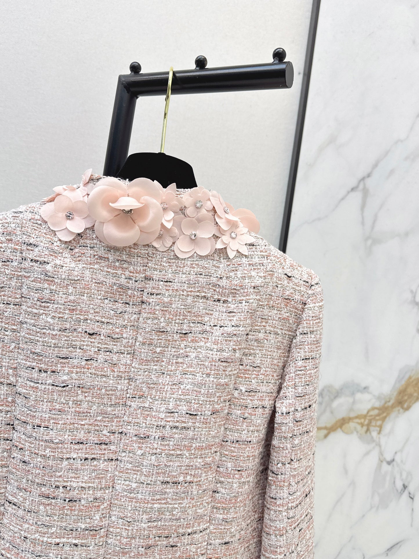 26SS NEW 3d floral woven jacket