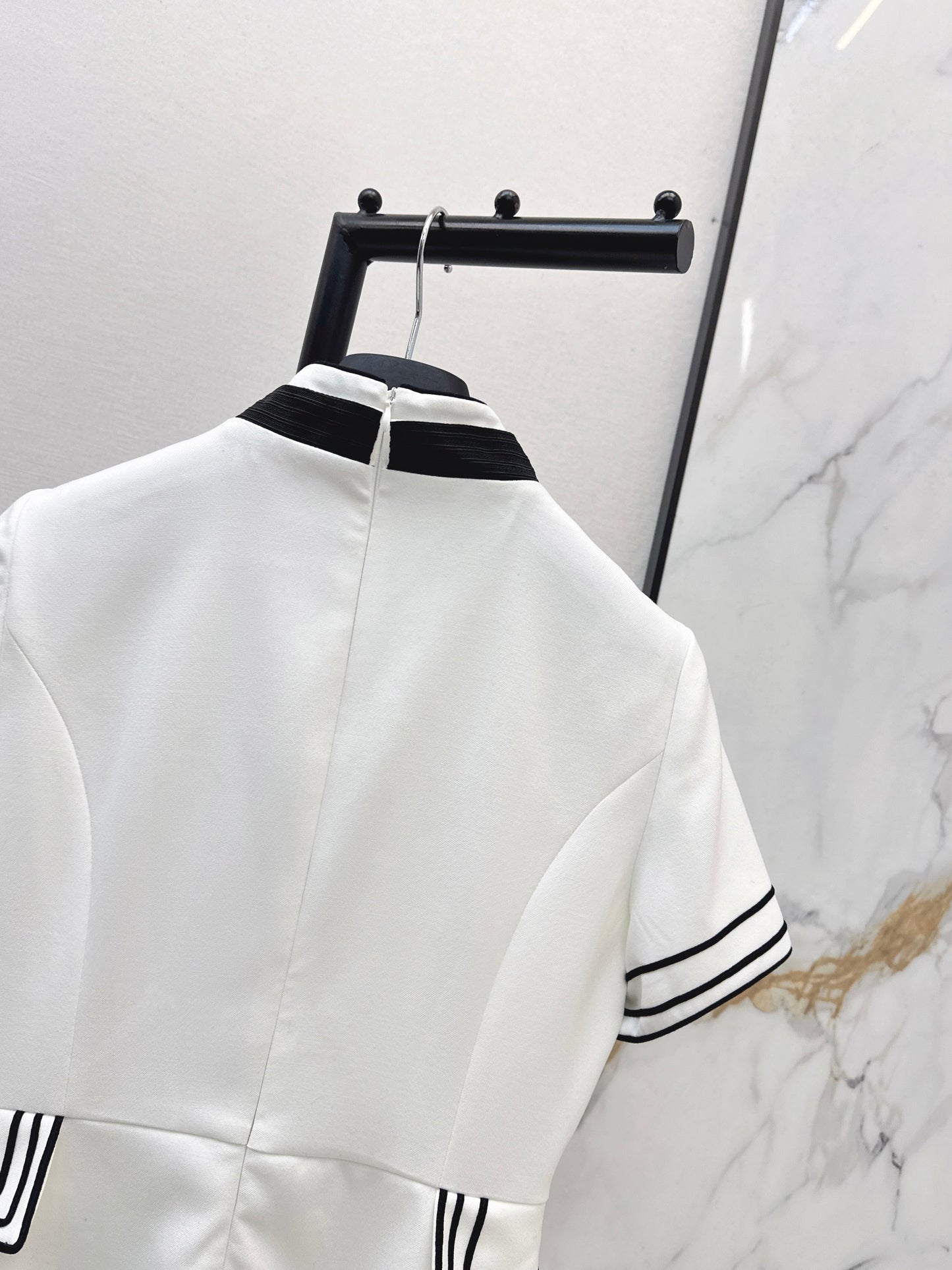 26SS NEW bee embroidery vintage dress