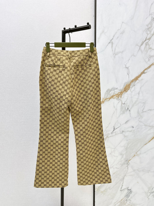 26SS NEW jacquard pants with belted
