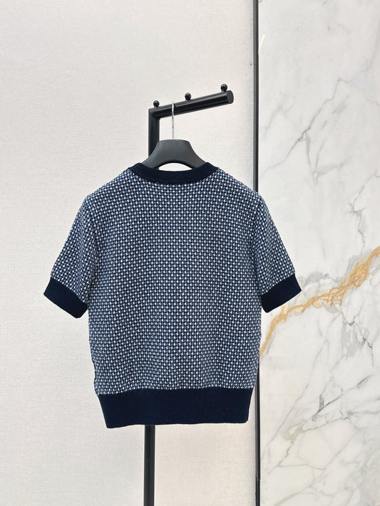 26SS NEW knitted short sleeve sweater