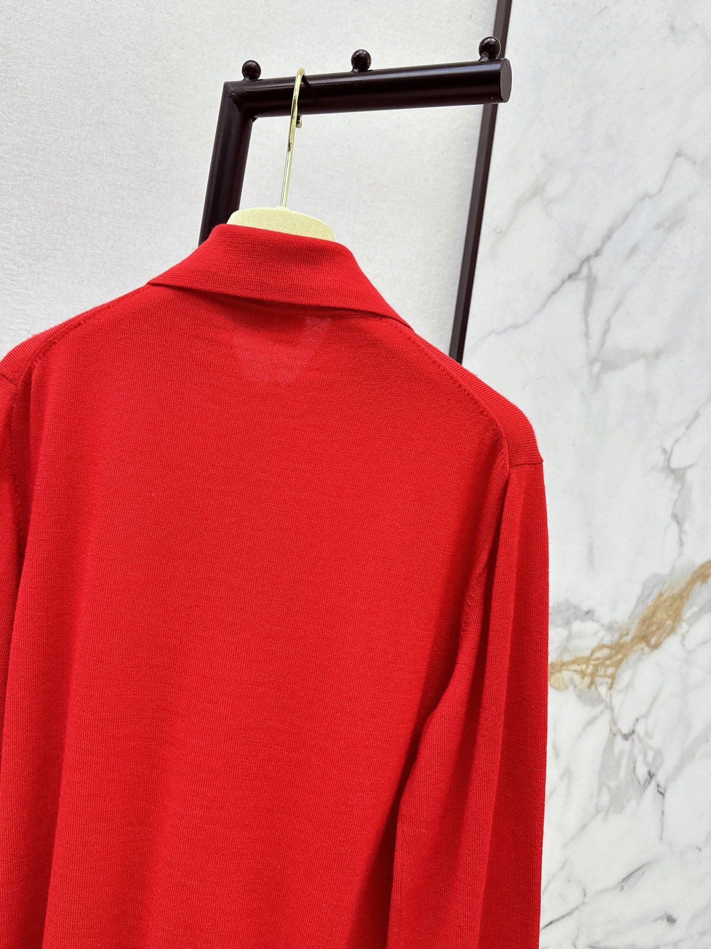 26SS NEW jacquard polo sweater