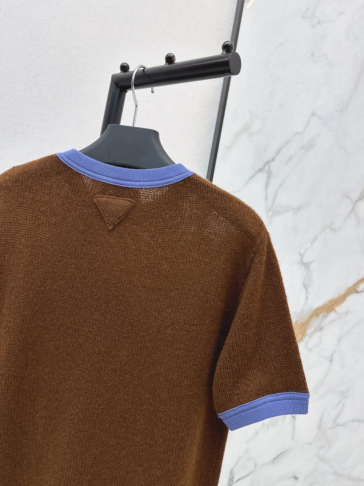 26SS NEUER Kaschmir-Kurzarmpullover