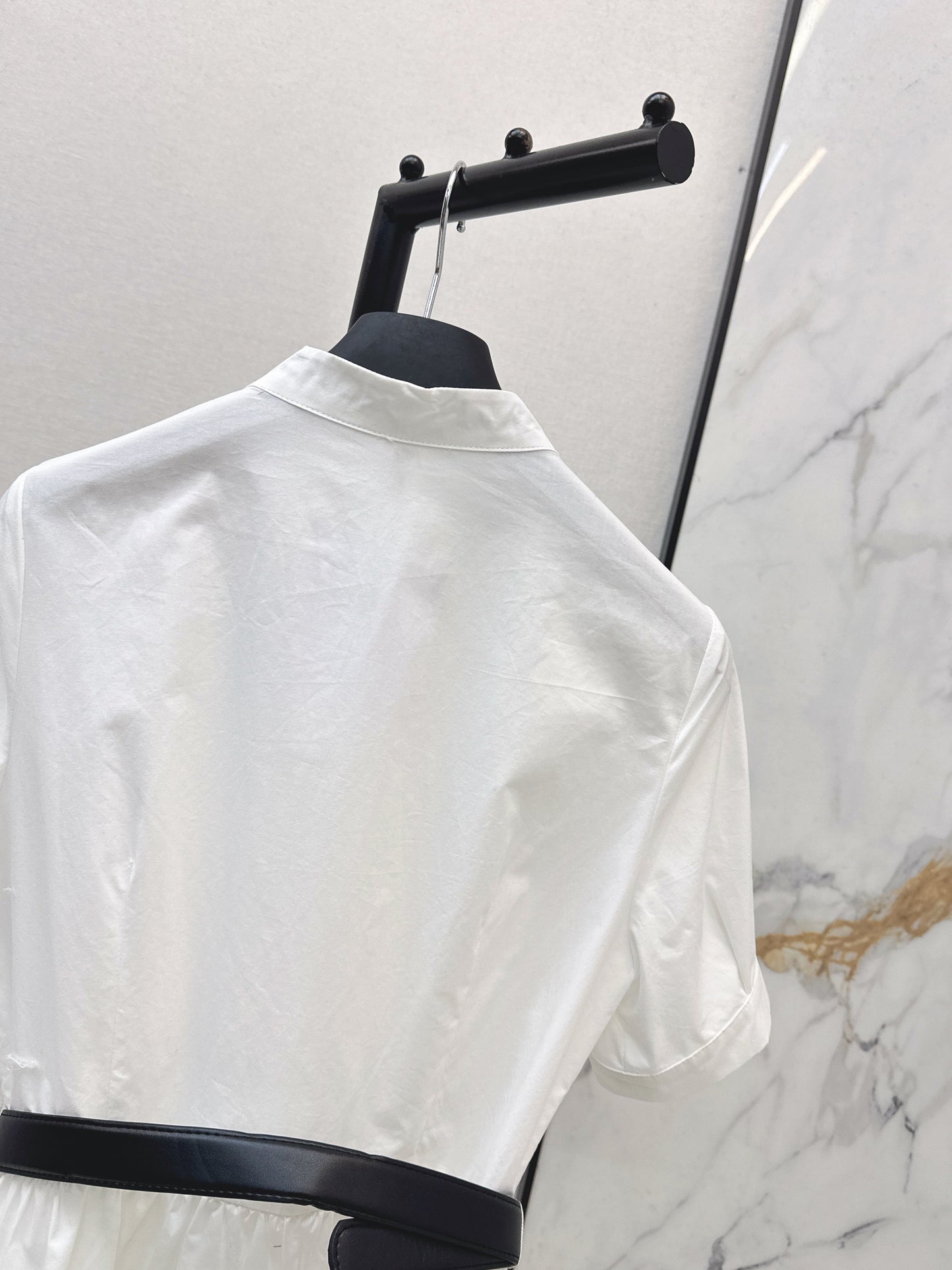 26SS NEW ruffle dress with belted