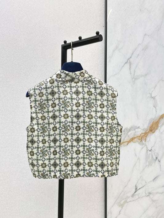 26SS NEW print sleeveless top
