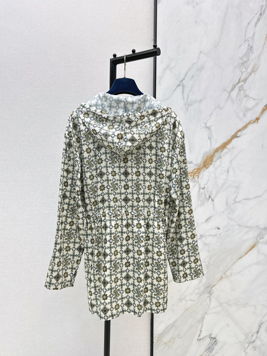 26SS NEW print hooded dress