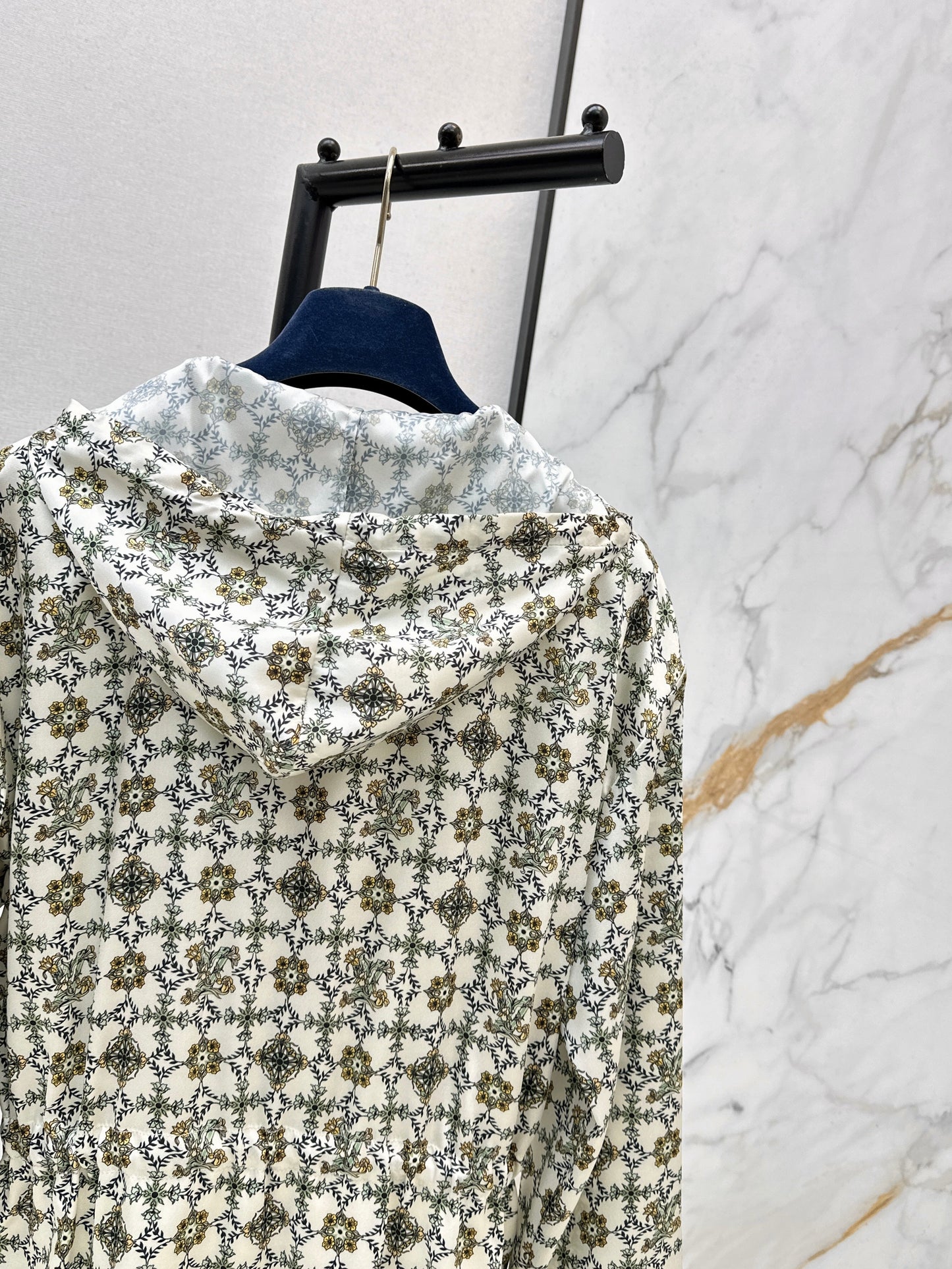 26SS NEW print hooded dress