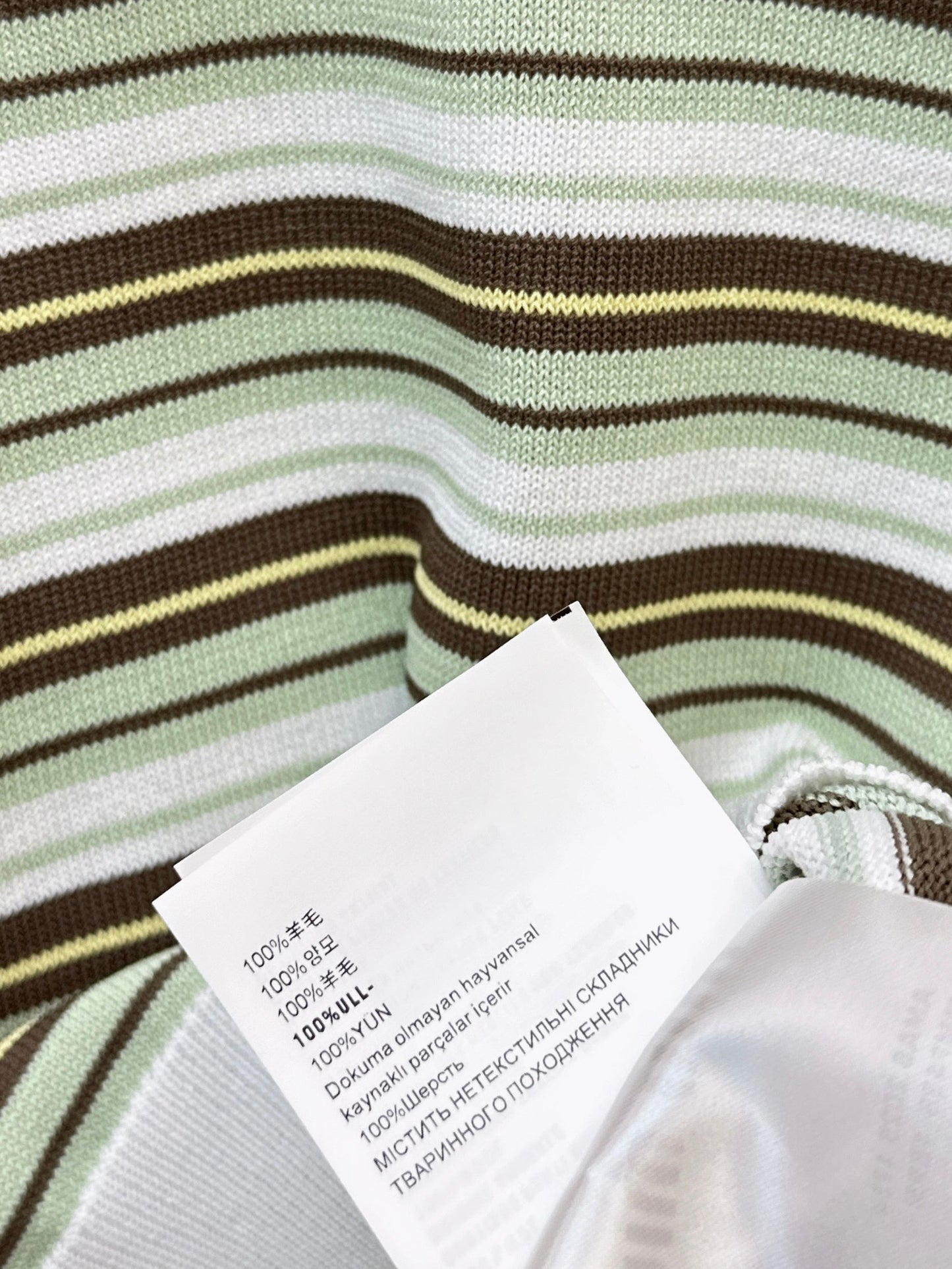 26SS NEW stripe knitted vest