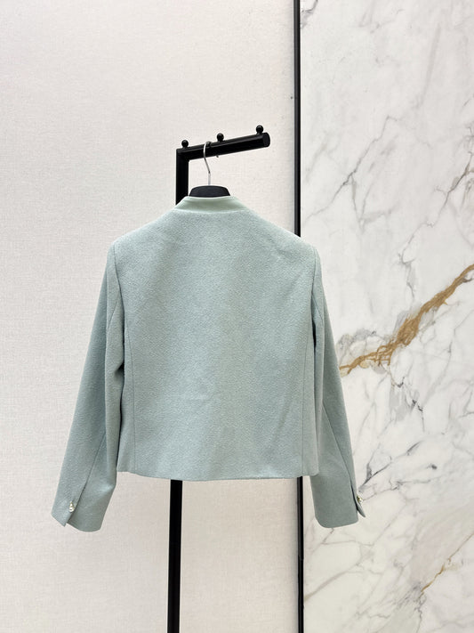 26SS NEW mint green bow coat