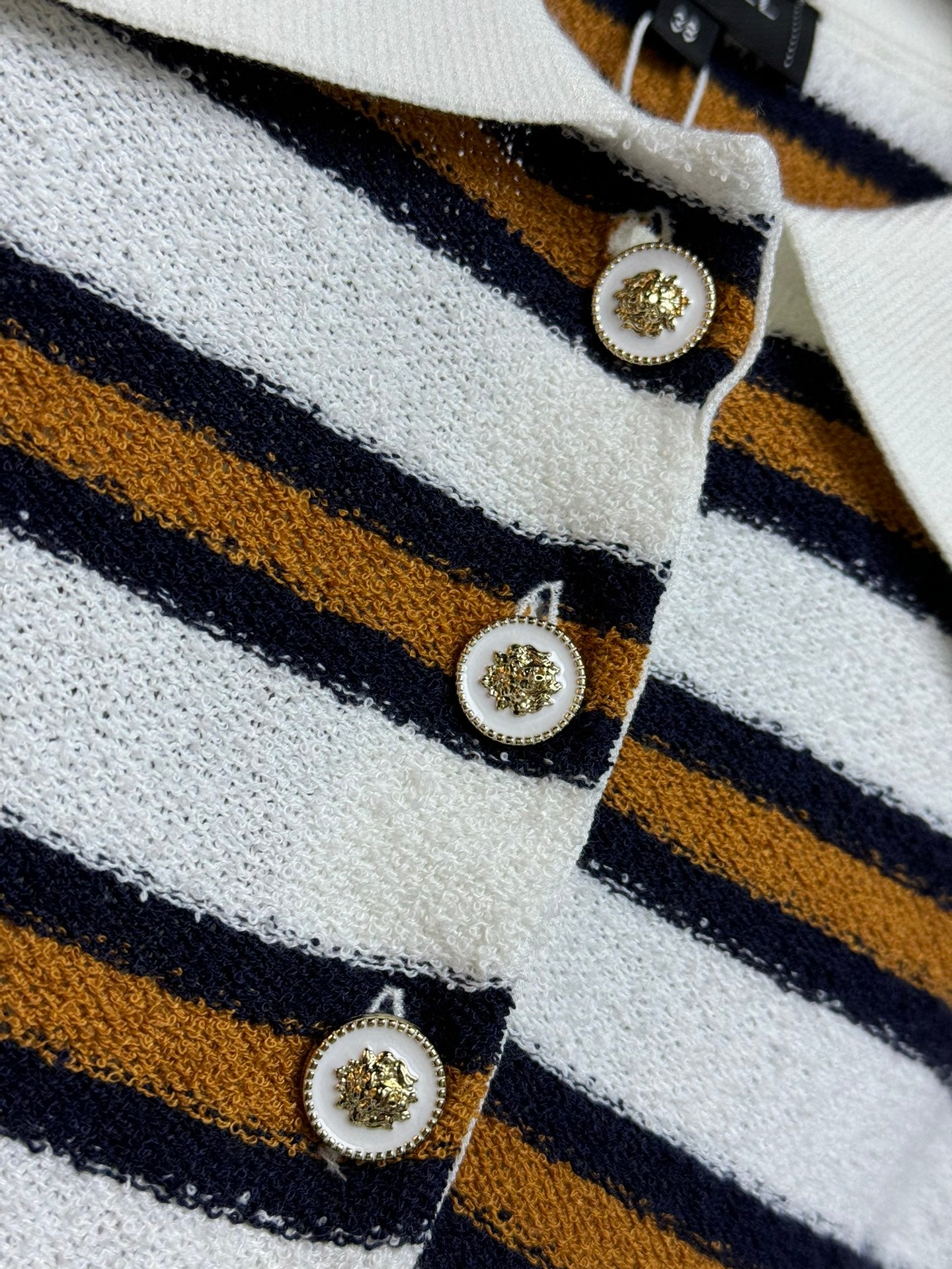 🔥Höchste Qualität🔥26SS NEUES gestreiftes Langarm-Poloshirt aus Strick