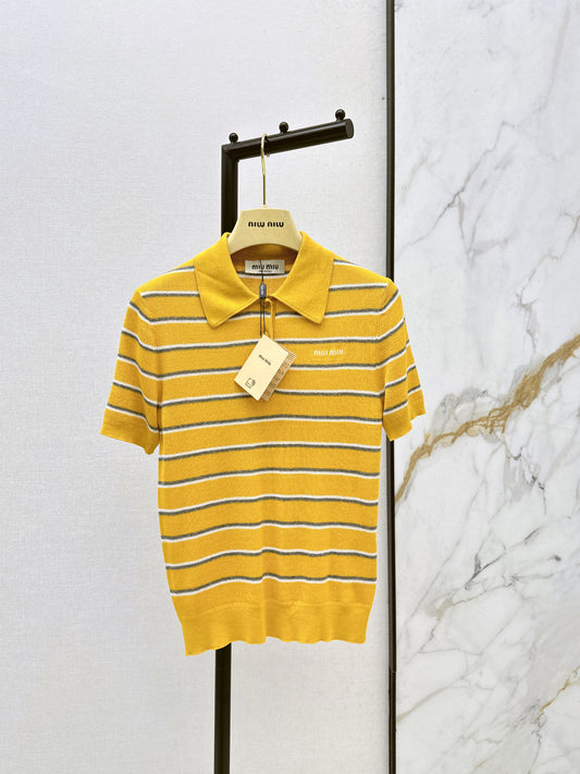 🔥Highest Quality🔥26SS NEW Striped Polo Short-Sleeved Shirt