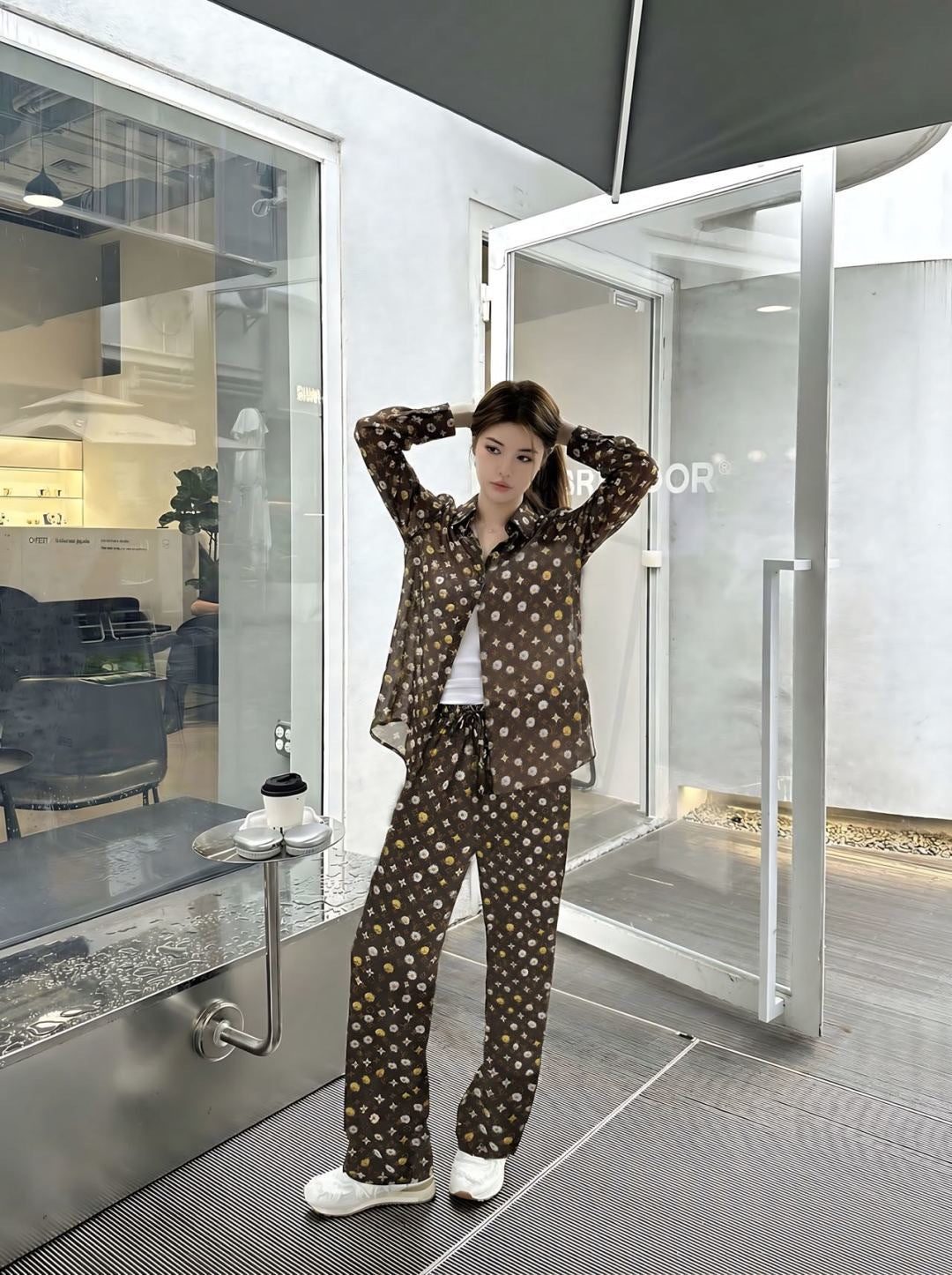 26SS NEW logo printed trousers