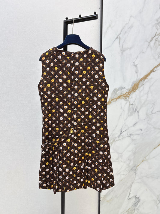 26SS NEW logo print sleeveless dress