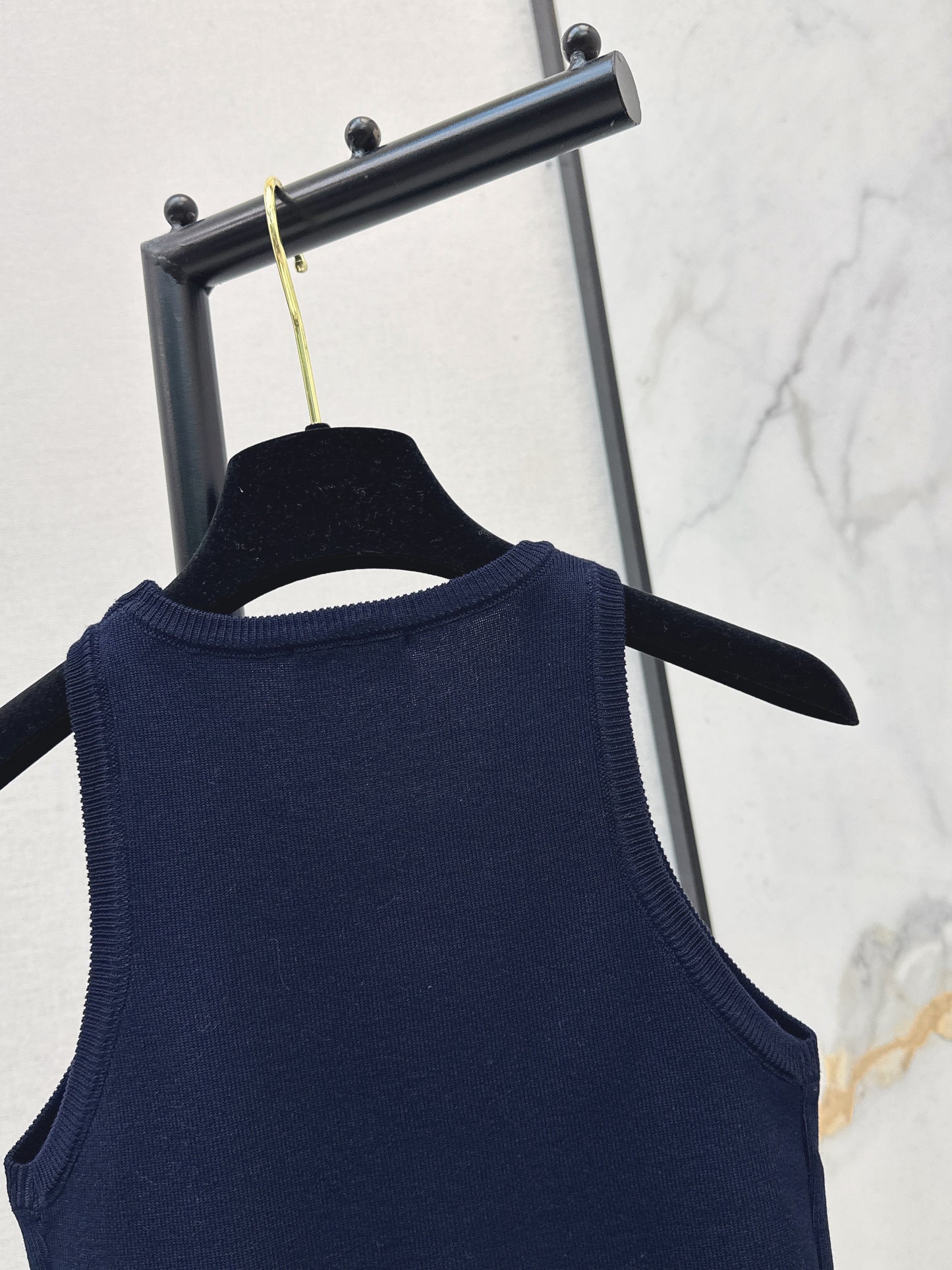 26SS NEW logo hot stamping decorative knitted vest