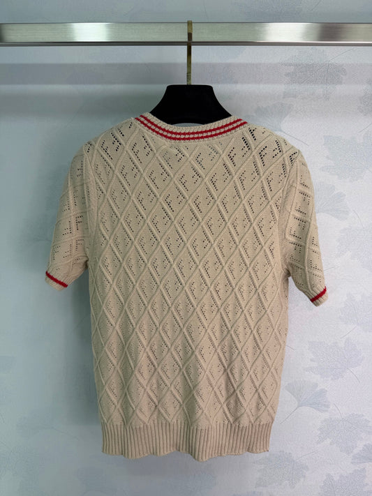26SS NEW High quality knitted short sleeves