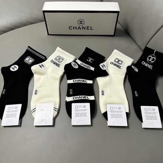26SS NEW Double C women’s mid-calf socks(No single-item shipping)
