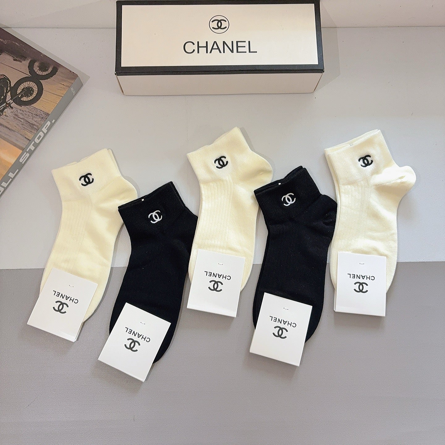 26SS NEW Double C women’s mid-calf socks(No single-item shipping)