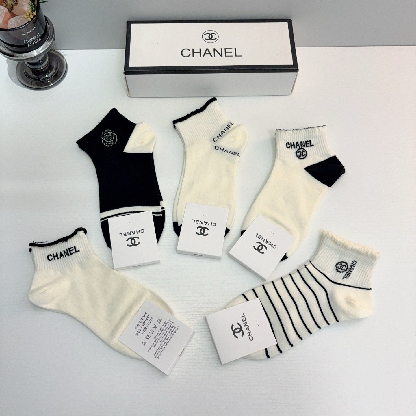26SS NEW Double C women’s mid-calf socks(No single-item shipping)