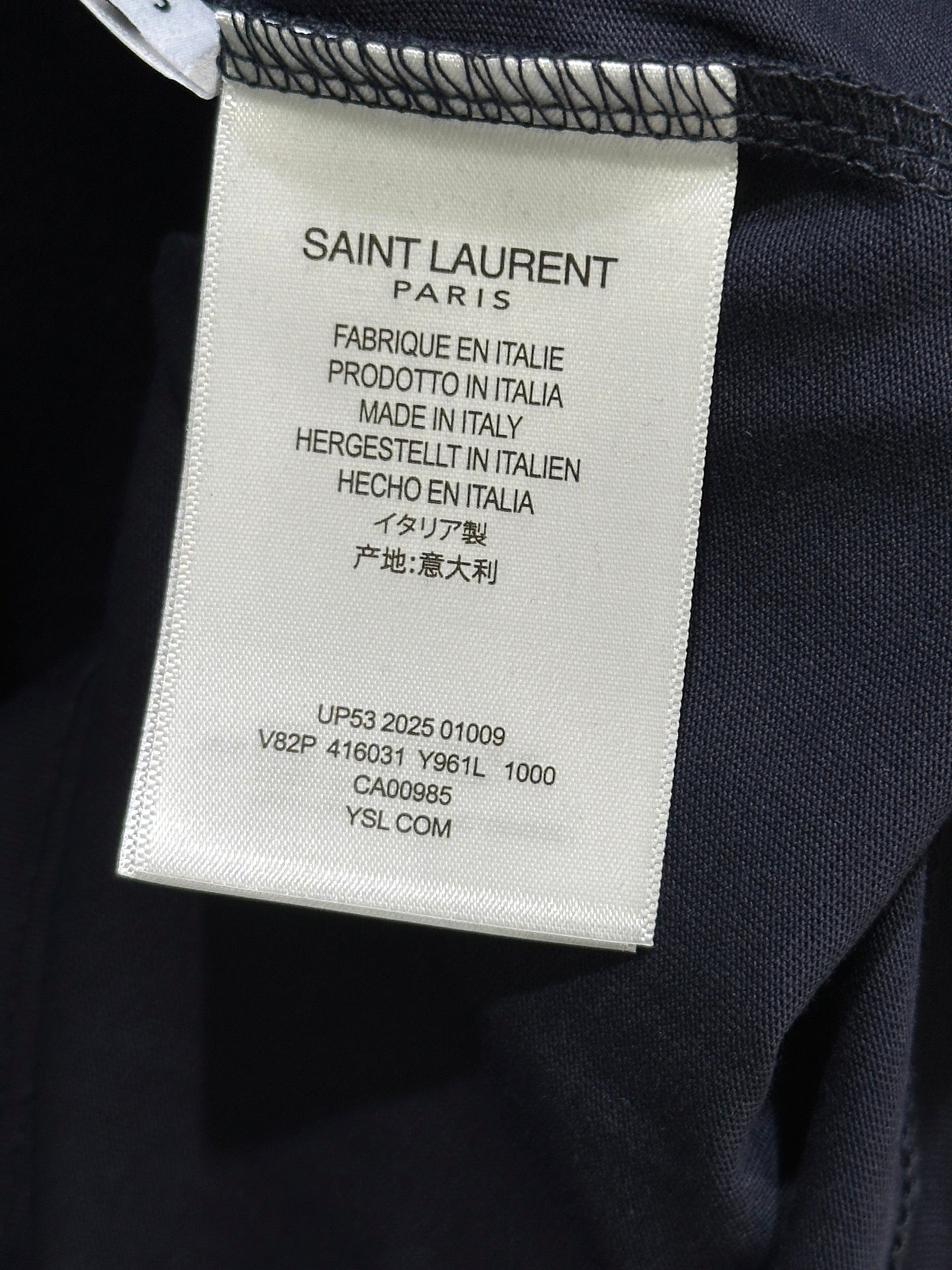 26SS NEW Round neck T-shirt with micro logo embroidery on the chest