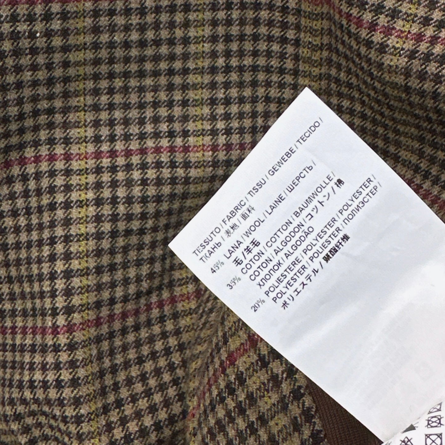 26SS NEW Houndstooth Mini Skirt